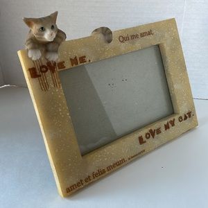 Cat lovers phot frame